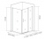 Душевой уголок GOOD DOOR LATTE WTW-130-C-CH+SP-80-C-CH