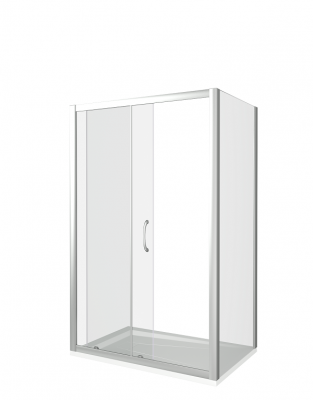 Душевой уголок GOOD DOOR LATTE WTW-130-C-CH+SP-80-C-CH