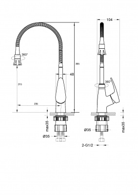 Смеситель для кухни Lemark Linara LM0413C