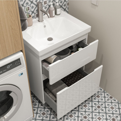 Тумба с раковиной SanStar Riana 60 напольная