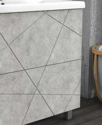 Тумба c раковиной VIGO Geometry 2-500 бетон