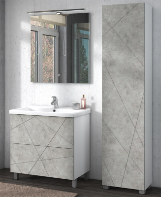 Пенал VIGO Geometry 450 бетон