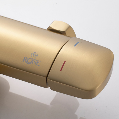 Душевая система Rose R3936G золотой сатин