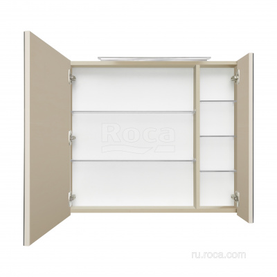 Зеркальный шкаф Roca Oleta 80 капучино A857647515