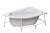 Акриловая ванна Roca Luna 170x115 правая ZRU9302912