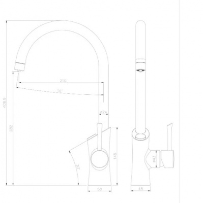 Смеситель для кухни Lemark Comfort LM3072C