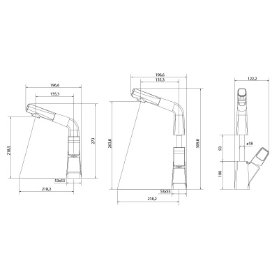 Смеситель для раковины Lemark Soul LM6008BR