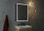 Зеркало-шкаф Континент Mirror Box Black Led 600х800