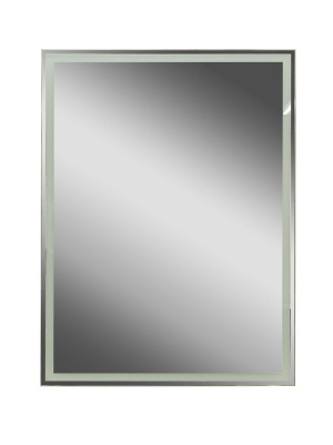 Зеркало-шкаф Континент Mirror Box Black Led 600х800